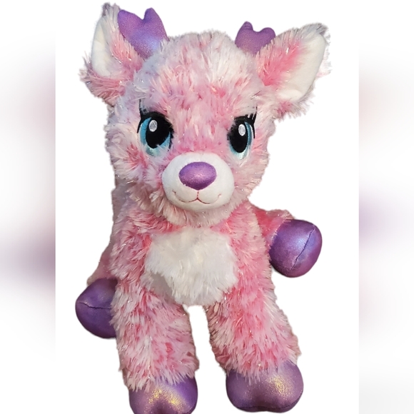 Build A Bear - 2017 - Twinkle pink‎ Reindeer - Picture 1 of 7